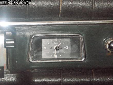 Volvo 120-130 -- 240 dash clock in a 122 with custom bezel
