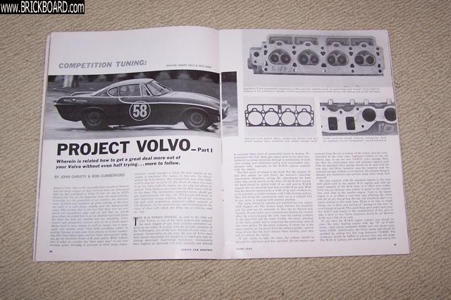 Volvo  -- Sports Car graphic, June 1963 Project Volvo #1