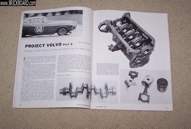 Volvo  -- Sports Car Graphic Sept. 1963, Project Volvo #2