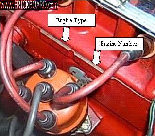 Volvo  -- 123GT engine number