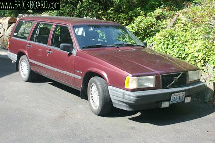 Volvo 700 -- 1992 740 745 TURBO WAGON - BURGUNDY - EXC
