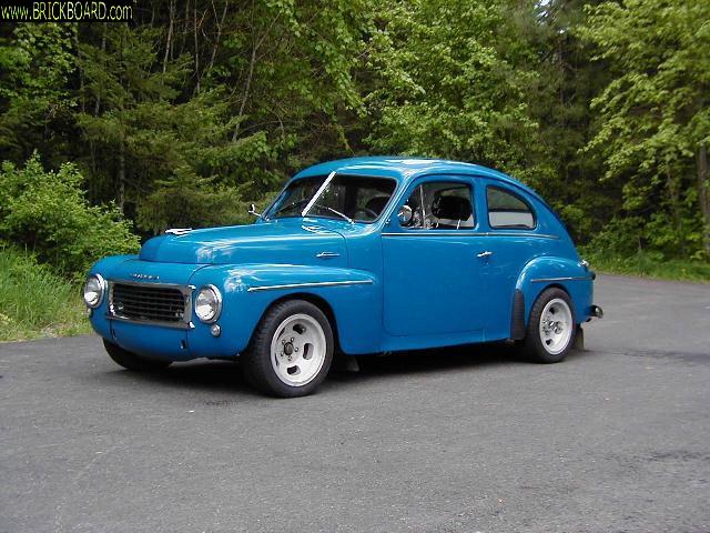 Volvo  -- License plate says "VIAGRA