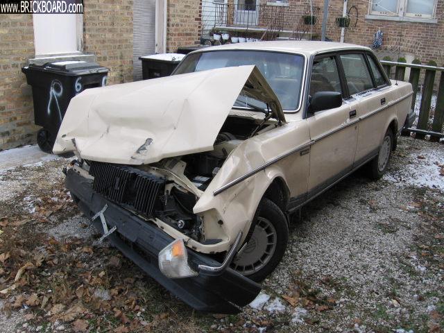 Volvo 200 -- Glad we were in a Volvo...