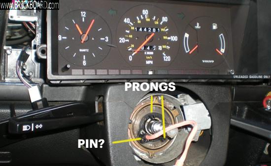 Volvo  -- 240 steering column