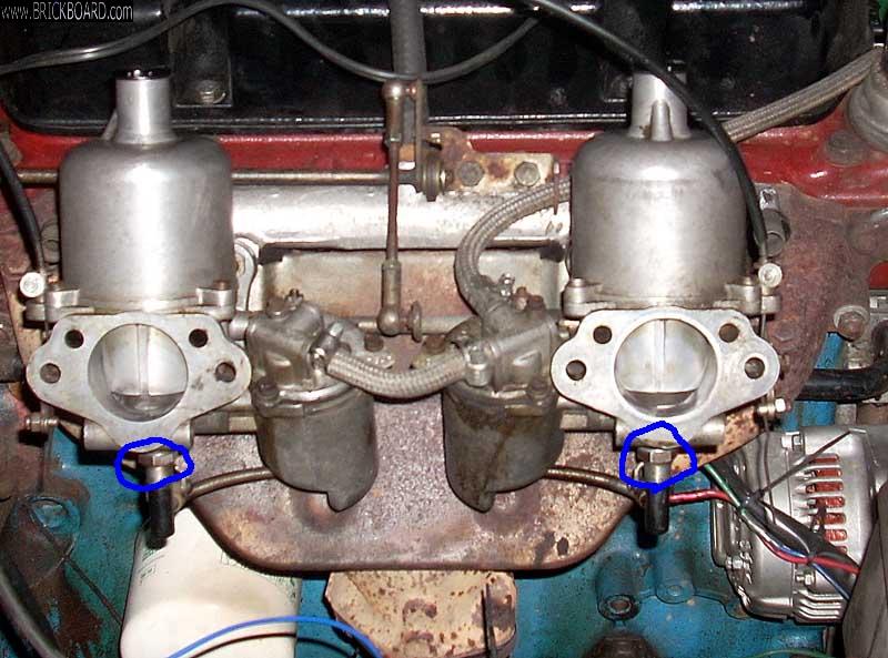Volvo 120-130 -- SU mixture screws