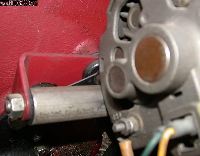 Volvo 444-544 -- B16 alternator bracket 1