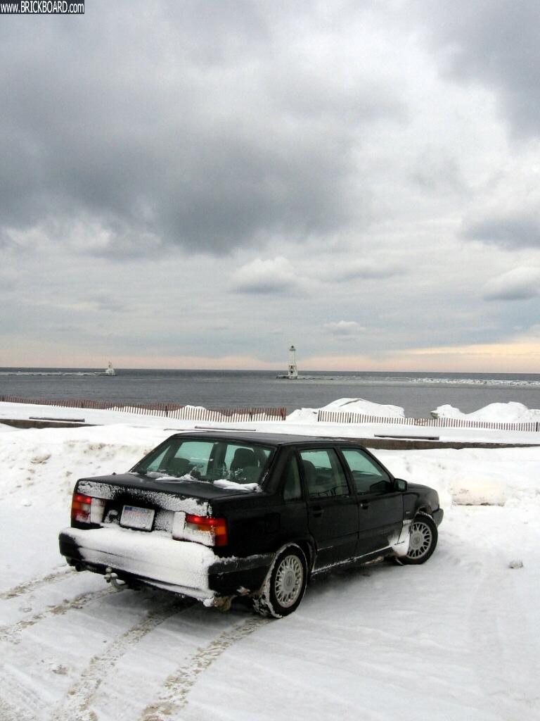 Volvo 850 -- 850 lake michigan