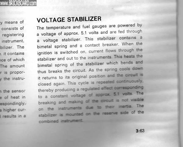 Volvo  -- 1972 140 Series Volt. Stabil. text
