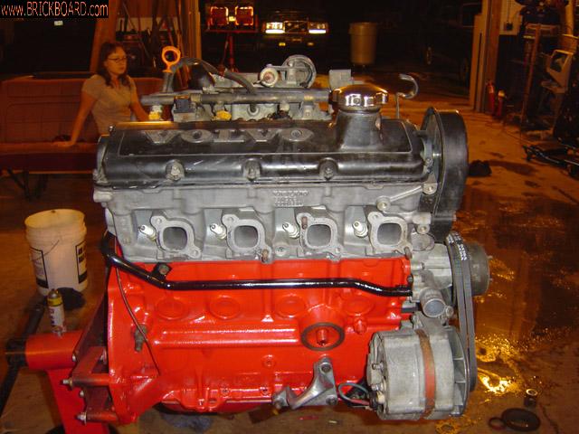 Volvo  -- Painted Engine Block
