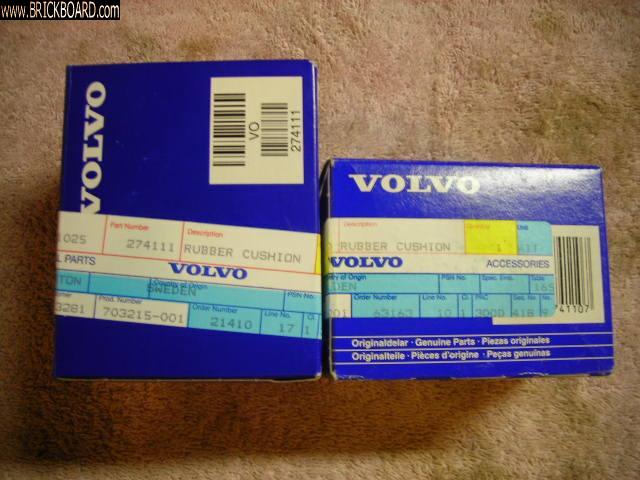 Volvo 200 -- 240 mounts in a box, from Sweden
