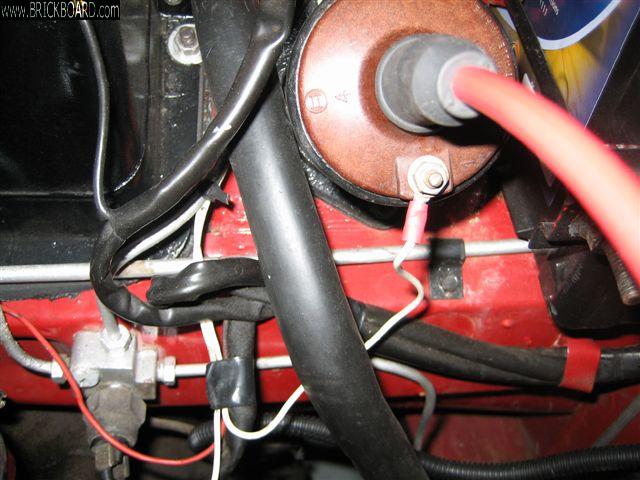 Volvo 120-130 -- 123GT tacho wiring to coil