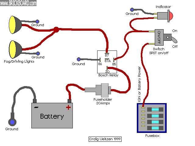 Volvo 200 -- Accessory Light Wiring