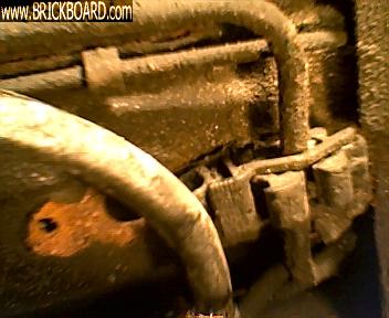 Volvo 900 -- 93 940 fuel line factory mounting clamp