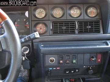 Volvo 200 -- New VDO Vision Gauges