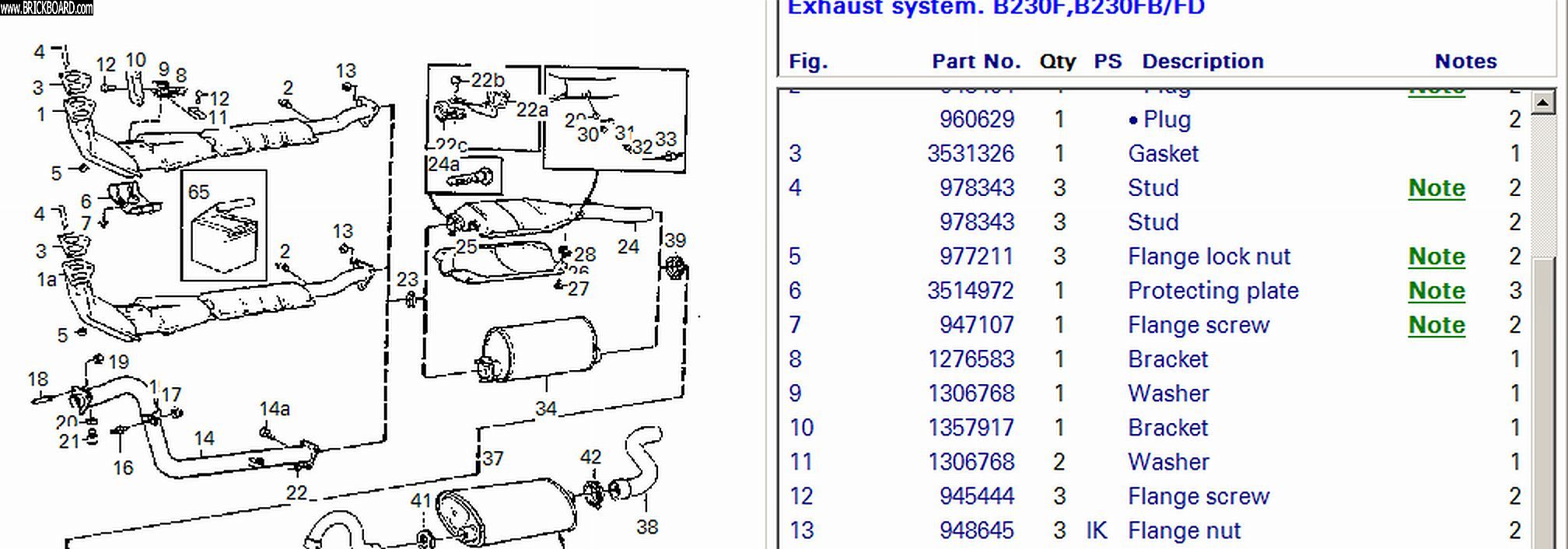 Volvo  -- vadis picture of exhaust