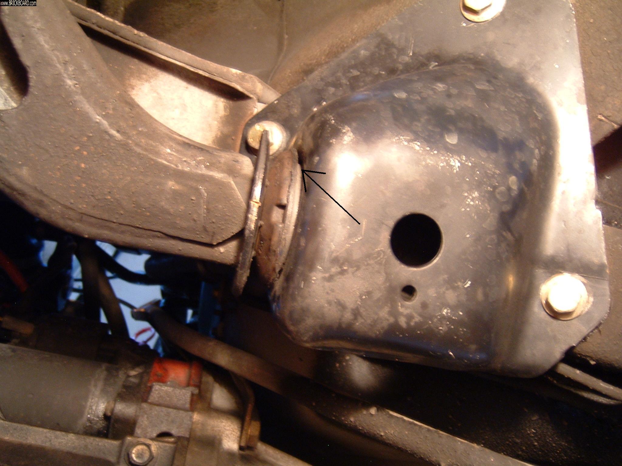 Volvo 200 -- Loose rear control arm bushing
