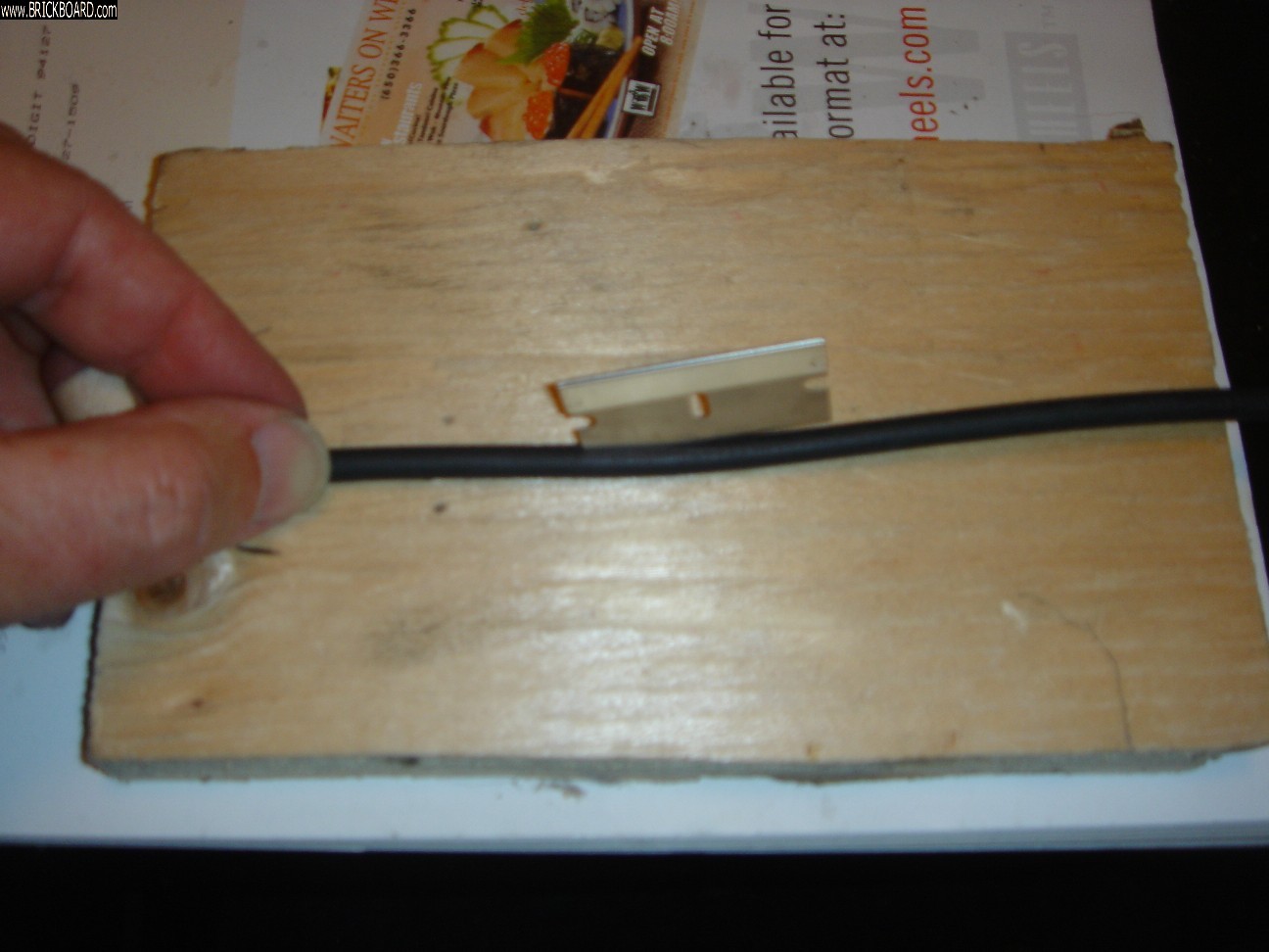 Volvo 200 -- Tail Light Gasket From Tubing