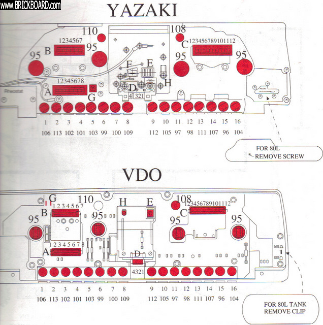 Volvo 700 -- 740 Clusters
