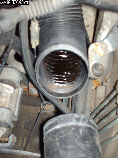 Volvo  -- oil in air hose