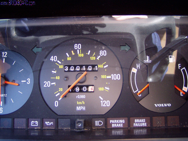 Volvo 200 -- The magic mileage number