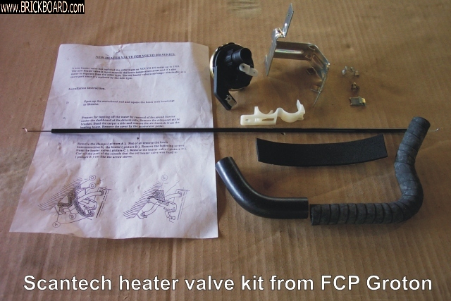 Volvo 200 -- Scantech Heater Valve Install