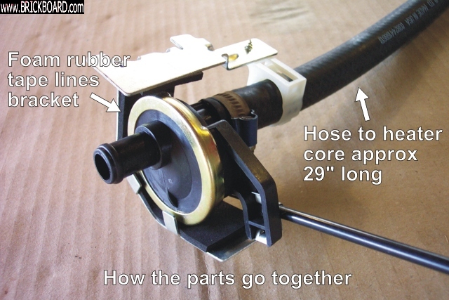 Volvo 200 -- Scantech Heater Valve Install