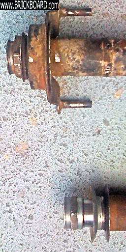 Volvo 120-130 -- J's driveshaft swap with M41 install