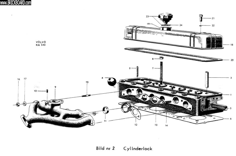 Volvo 444-544 -- B16 downdraft int/ex combined