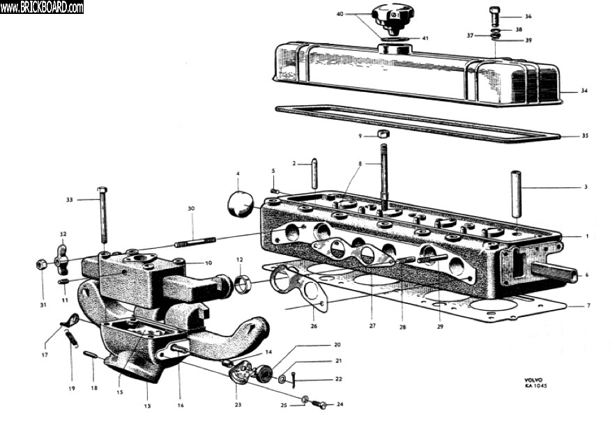 Volvo  -- another version downdraft combined 445(?)