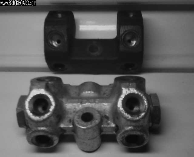 Volvo 200 -- brake junction box comparison