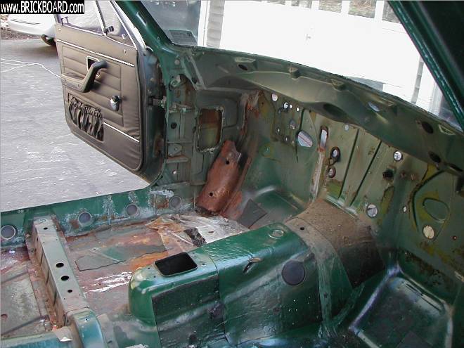 Volvo  -- 140 stripped interior