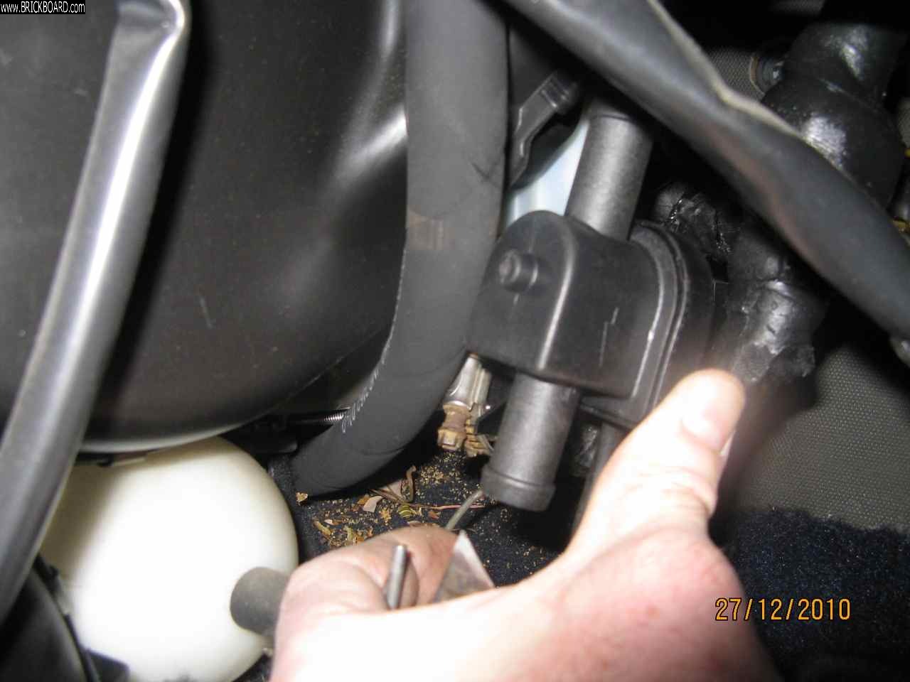 Volvo  -- VW Rabbit Heater Control Valve on '90 240 - Valve goes here