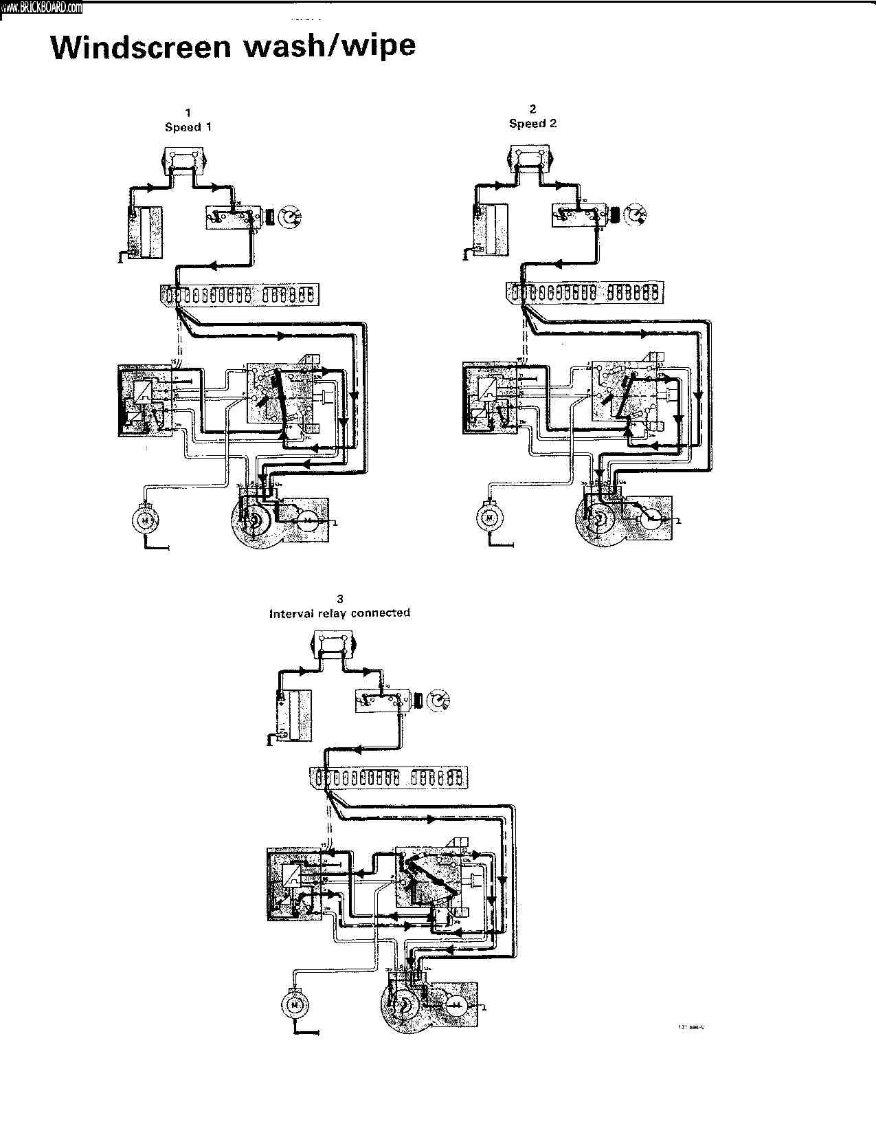 Volvo 200 -- 240 Wiper Motor 