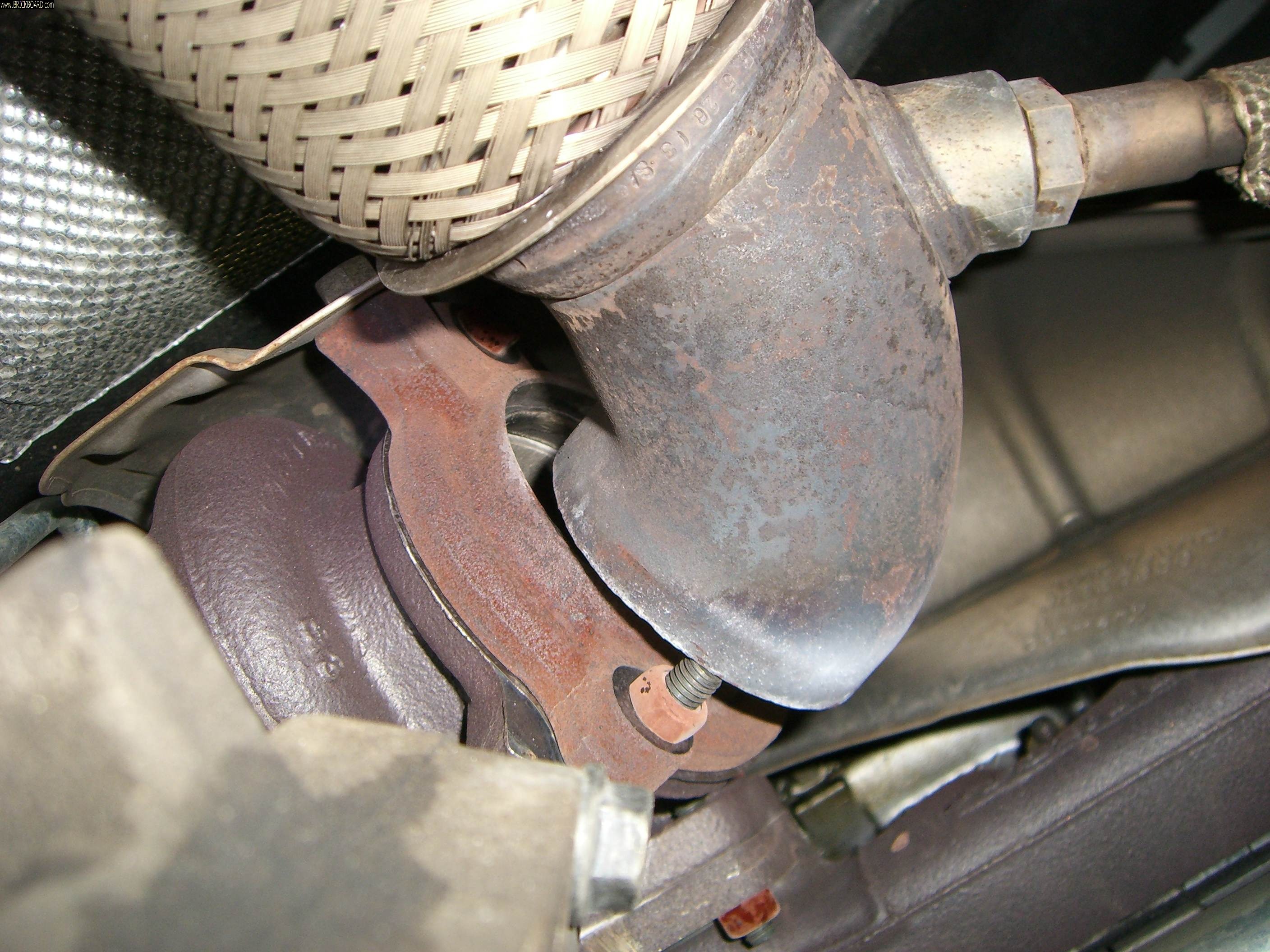 Volvo S60 -- '04 S60R: K24 turbo detached from catalytic converter