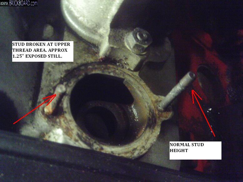 Volvo 700 -- 740 thermostat stud