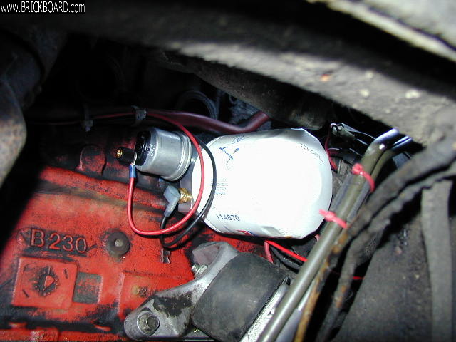 Volvo 200 -- adding an oil press & temp gauge