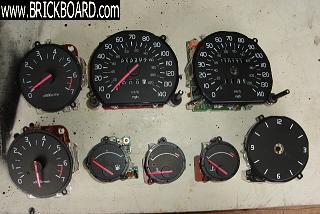 Volvo 700 -- instrument panel guages
