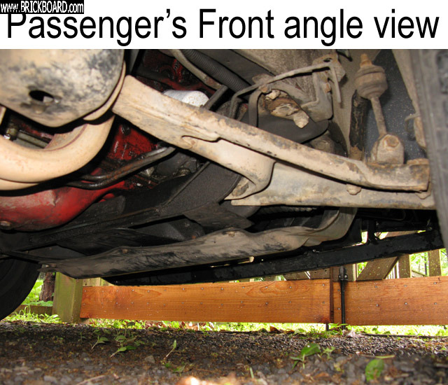 Volvo 200 -- 240 Jack Points - Passenger Front angle view