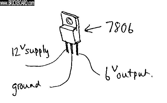 Volvo 120-130 -- Votage regulator 7806